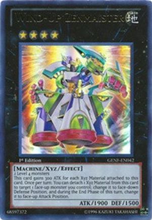 Wind-Up Zenmaister (GENF-EN042) - Generation Force 1st Edition - Premium Yugioh Single from Konami - Just $0.34! Shop now at Game Crave Tournament Store