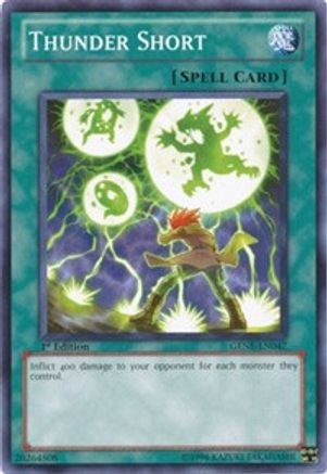 Thunder Short (GENF-EN047) - Generation Force 1st Edition - Premium Yugioh Single from Konami - Just $0.25! Shop now at Game Crave Tournament Store