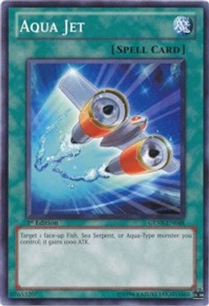 Aqua Jet (GENF-EN048) - Generation Force Unlimited - Premium Yugioh Single from Konami - Just $0.25! Shop now at Game Crave Tournament Store