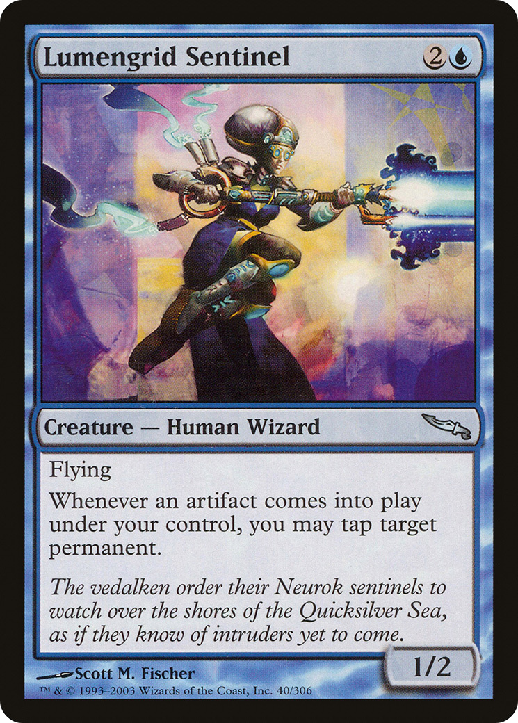 Lumengrid Sentinel (MRD-040) - Mirrodin - Premium MTG Single from Wizards of the Coast - Just $0.08! Shop now at Game Crave Tournament Store