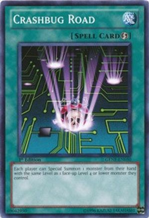 Crashbug Road (GENF-EN050) - Generation Force Unlimited - Premium Yugioh Single from Konami - Just $0.24! Shop now at Game Crave Tournament Store