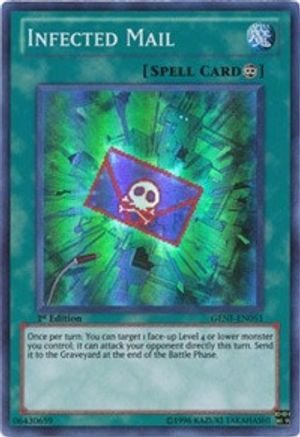Infected Mail (GENF-EN051) - Generation Force 1st Edition - Premium Yugioh Single from Konami - Just $0.25! Shop now at Game Crave Tournament Store