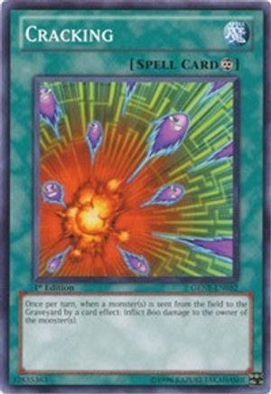 Cracking (GENF-EN052) - Generation Force 1st Edition - Premium Yugioh Single from Konami - Just $0.08! Shop now at Game Crave Tournament Store