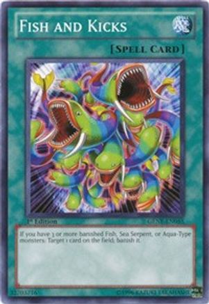 Fish and Kicks (GENF-EN055) - Generation Force Unlimited - Premium Yugioh Single from Konami - Just $0.26! Shop now at Game Crave Tournament Store