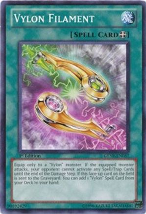 Vylon Filament (GENF-EN057) - Generation Force 1st Edition - Premium Yugioh Single from Konami - Just $0.26! Shop now at Game Crave Tournament Store