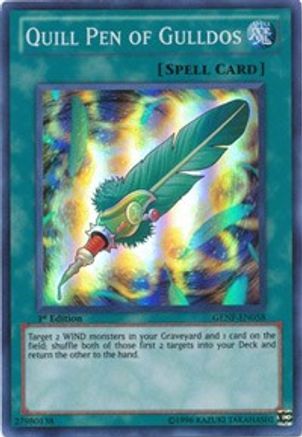 Quill Pen of Gulldos (GENF-EN058) - Generation Force 1st Edition - Premium Yugioh Single from Konami - Just $1.06! Shop now at Game Crave Tournament Store