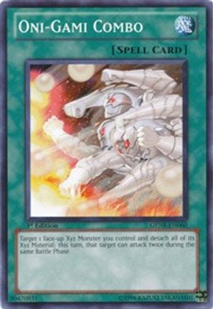 Oni-Gami Combo (GENF-EN060) - Generation Force Unlimited - Premium Yugioh Single from Konami - Just $0.23! Shop now at Game Crave Tournament Store