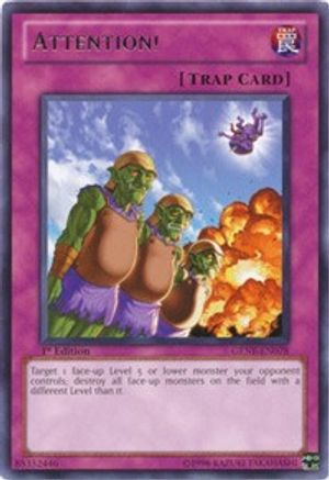 Attention! (GENF-EN078) - Generation Force Unlimited - Premium Yugioh Single from Konami - Just $0.08! Shop now at Game Crave Tournament Store