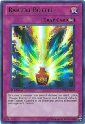 Raigeki Bottle (GENF-EN079) - Generation Force Unlimited - Premium Yugioh Single from Konami - Just $0.32! Shop now at Game Crave Tournament Store