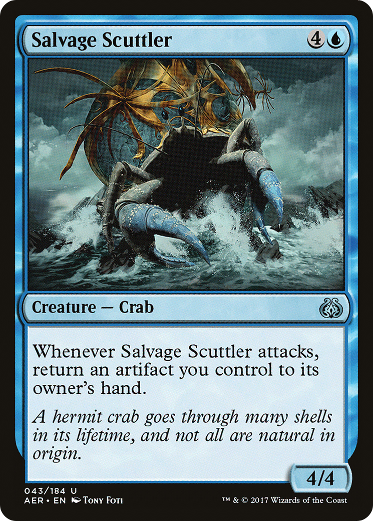 Salvage Scuttler (AER-043) - Aether Revolt - Premium MTG Single from Wizards of the Coast - Just $0.08! Shop now at Game Crave Tournament Store