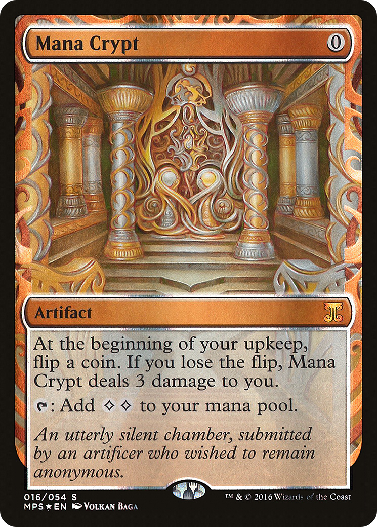Mana Crypt (MPS-016) - Kaladesh Inventions Foil - Premium MTG Single from Wizards of the Coast - Just $143.61! Shop now at Game Crave Tournament Store
