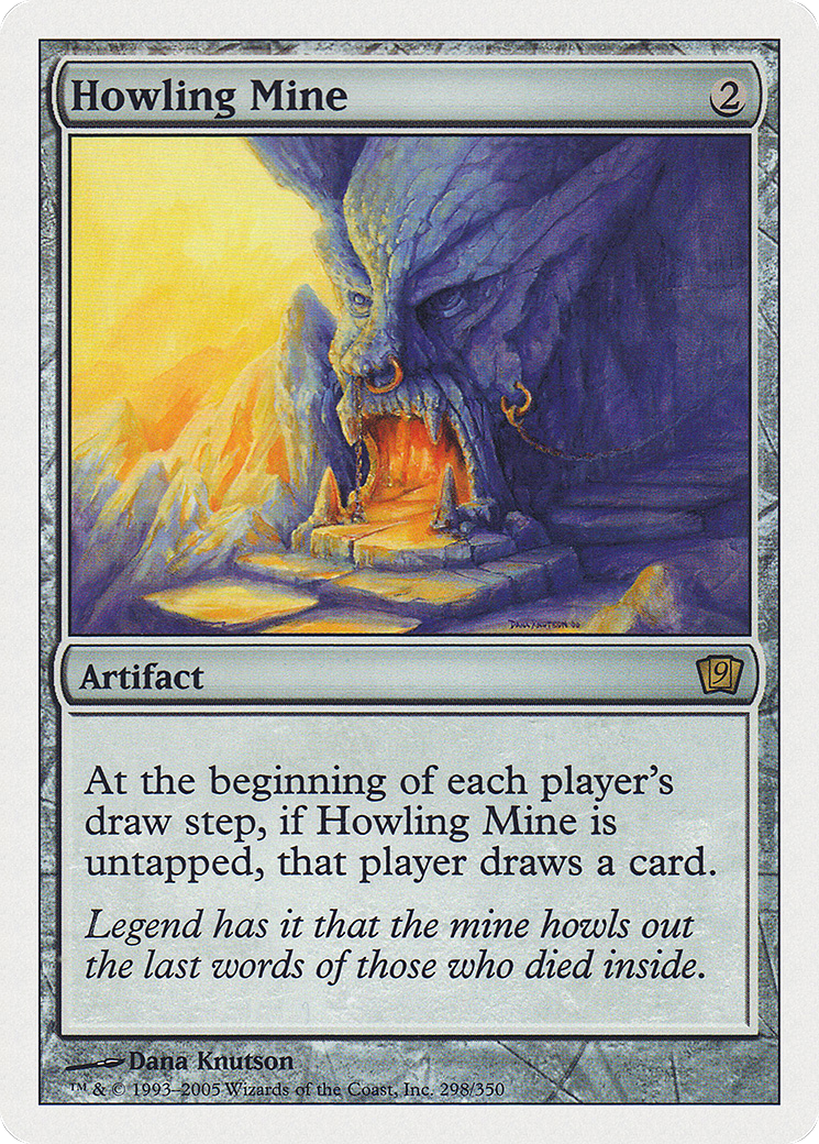 Howling Mine (9ED-298) - Ninth Edition - Premium MTG Single from Wizards of the Coast - Just $0.78! Shop now at Game Crave Tournament Store