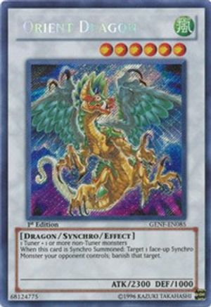 Orient Dragon (GENF-EN085) - Generation Force 1st Edition - Premium Yugioh Single from Konami - Just $8.61! Shop now at Game Crave Tournament Store