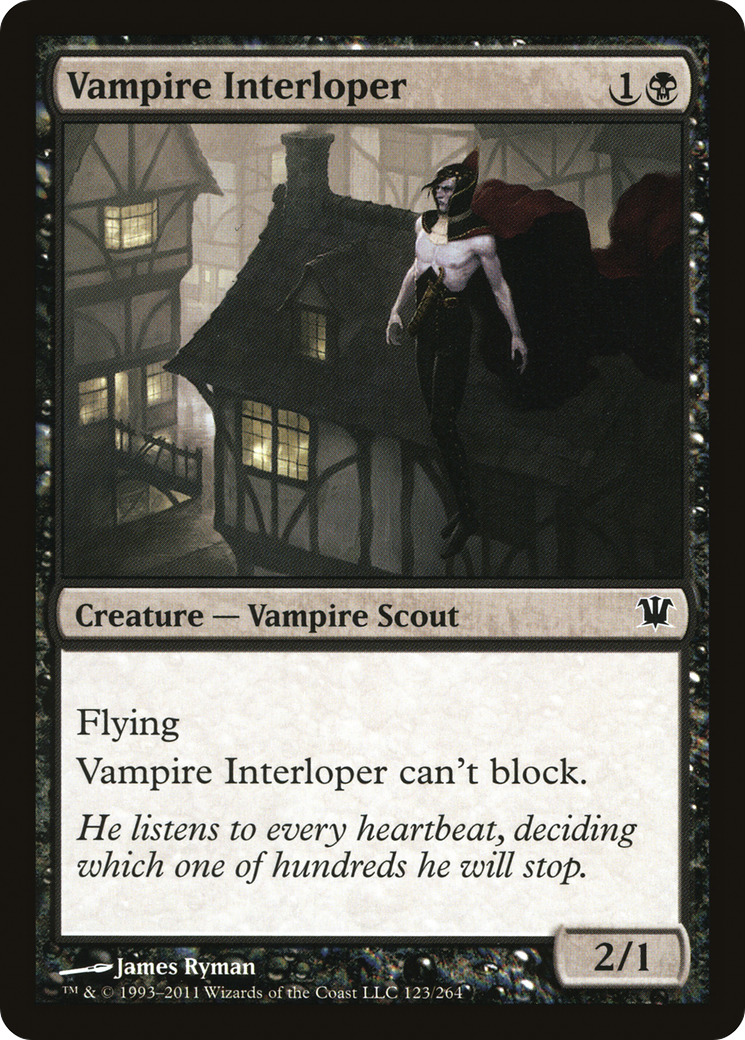 Vampire Interloper (ISD-123) - Innistrad - Premium MTG Single from Wizards of the Coast - Just $0.08! Shop now at Game Crave Tournament Store