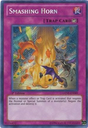 Smashing Horn (GENF-EN089) - Generation Force 1st Edition - Premium Yugioh Single from Konami - Just $0.51! Shop now at Game Crave Tournament Store