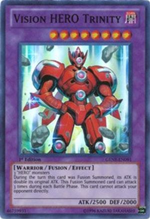 Vision HERO Trinity (GENF-EN091) - Generation Force Unlimited - Premium Yugioh Single from Konami - Just $0.72! Shop now at Game Crave Tournament Store