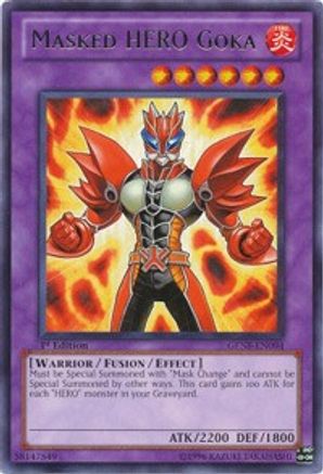 Masked HERO Goka (GENF-EN094) - Generation Force 1st Edition - Premium Yugioh Single from Konami - Just $0.53! Shop now at Game Crave Tournament Store