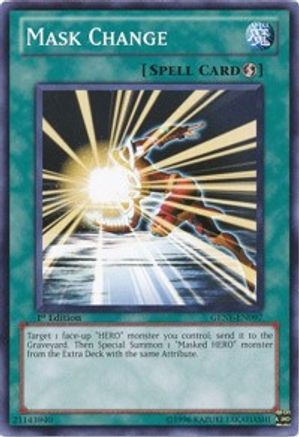 Mask Change (GENF-EN097) - Generation Force 1st Edition - Premium Yugioh Single from Konami - Just $0.29! Shop now at Game Crave Tournament Store
