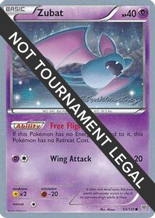 Zubat - 2015 (Patrick Martinez) 53 - World Championship Decks - Premium Pokemon Single from Nintendo - Just $0.25! Shop now at Game Crave Tournament Store