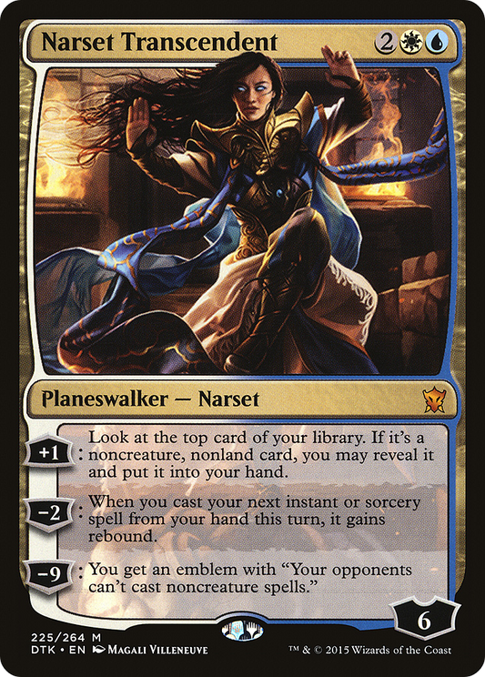 Narset Transcendent (DTK-225) - Dragons of Tarkir - Premium MTG Single from Wizards of the Coast - Just $4.88! Shop now at Game Crave Tournament Store