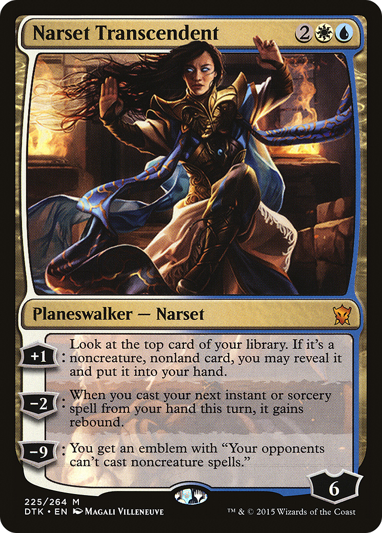 Narset Transcendent (DTK-225) - Dragons of Tarkir Foil - Premium MTG Single from Wizards of the Coast - Just $21.71! Shop now at Game Crave Tournament Store