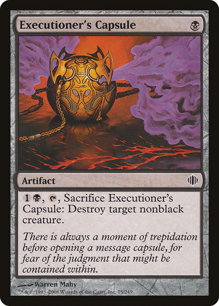 Executioner's Capsule (ALA-075) - Shards of Alara - Premium MTG Single from Wizards of the Coast - Just $0.08! Shop now at Game Crave Tournament Store