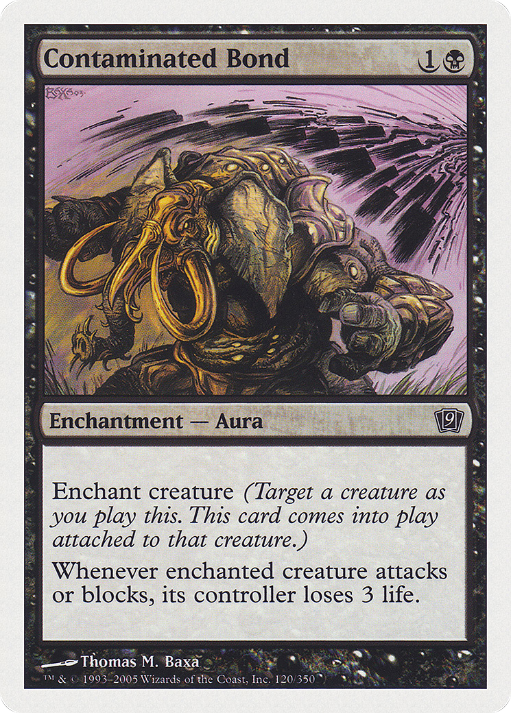 Contaminated Bond (9ED-120) - Ninth Edition - Premium MTG Single from Wizards of the Coast - Just $0.25! Shop now at Game Crave Tournament Store