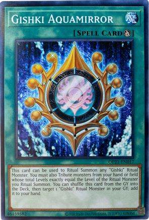 Gishki Aquamirror (OP21-EN017) - OTS Tournament Pack 21 Unlimited - Premium Yugioh Single from Konami - Just $0.25! Shop now at Game Crave Tournament Store