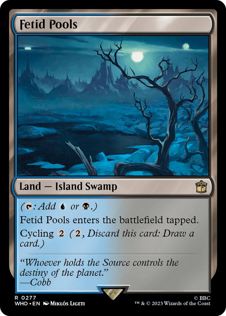 Fetid Pools (WHO-277) - Doctor Who - Premium MTG Single from Wizards of the Coast - Just $0.08! Shop now at Game Crave Tournament Store