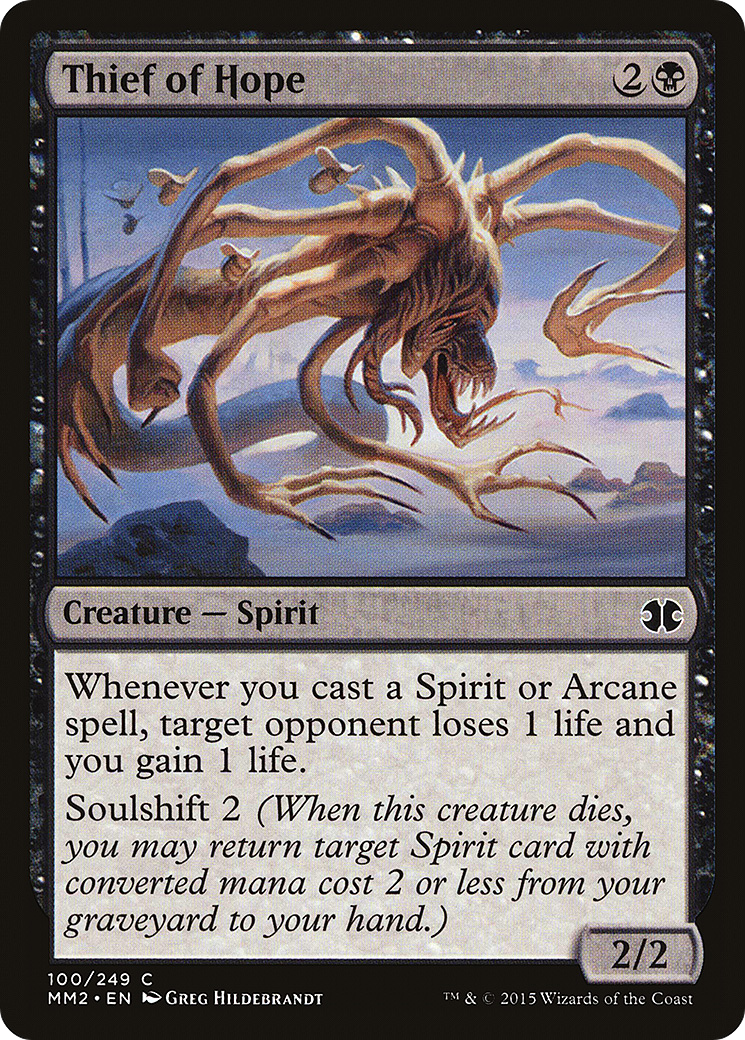 Thief of Hope (MM2-100) - Modern Masters 2015 - Premium MTG Single from Wizards of the Coast - Just $0.08! Shop now at Game Crave Tournament Store