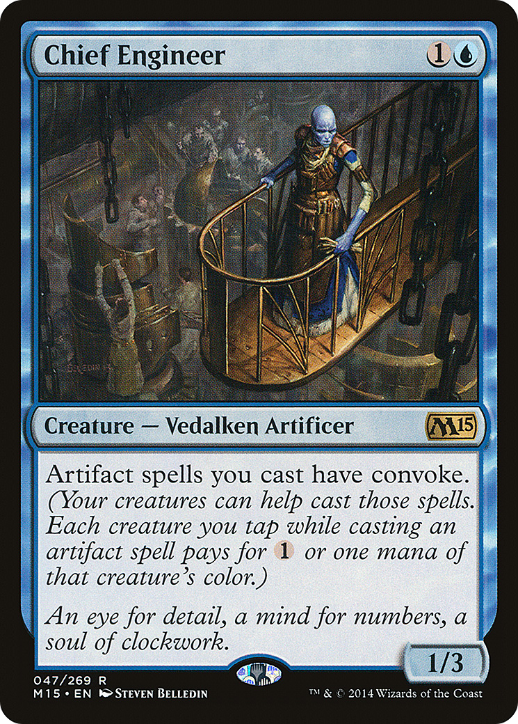 Chief Engineer (M15-047) - Magic 2015 - Premium MTG Single from Wizards of the Coast - Just $0.15! Shop now at Game Crave Tournament Store