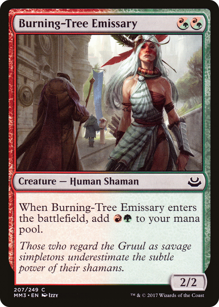 Burning-Tree Emissary (MM3-207) - Modern Masters 2017 - Premium MTG Single from Wizards of the Coast - Just $0.08! Shop now at Game Crave Tournament Store