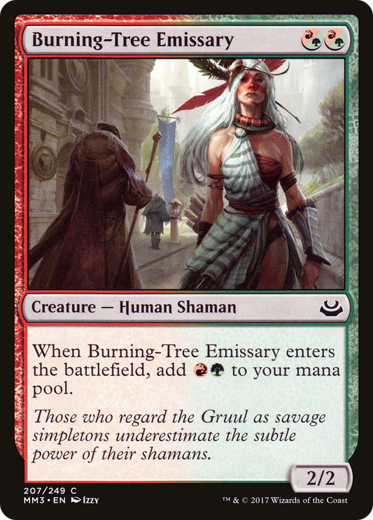 Burning-Tree Emissary (MM3-207) - Modern Masters 2017 - Premium MTG Single from Wizards of the Coast - Just $0.08! Shop now at Game Crave Tournament Store