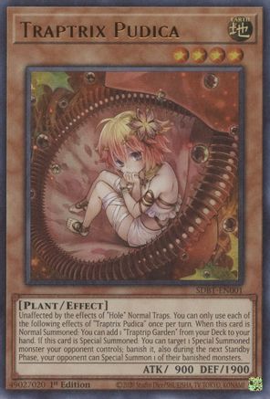 Traptrix Pudica (SDBT-EN001) - Structure Deck: Beware of Traptrix 1st Edition - Premium Yugioh Single from Konami - Just $0.26! Shop now at Game Crave Tournament Store
