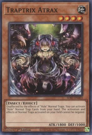 Traptrix Atrax (SDBT-EN003) - Structure Deck: Beware of Traptrix 1st Edition - Premium Yugioh Single from Konami - Just $0.25! Shop now at Game Crave Tournament Store