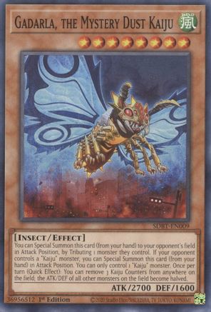 Gadarla, the Mystery Dust Kaiju (SDBT-EN009) - Structure Deck: Beware of Traptrix 1st Edition - Premium Yugioh Single from Konami - Just $0.25! Shop now at Game Crave Tournament Store