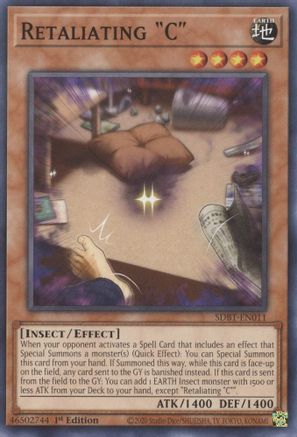 Retaliating "C" (SDBT-EN011) - Structure Deck: Beware of Traptrix 1st Edition - Premium Yugioh Single from Konami - Just $0.25! Shop now at Game Crave Tournament Store