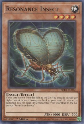 Resonance Insect (SDBT-EN012) - Structure Deck: Beware of Traptrix 1st Edition - Premium Yugioh Single from Konami - Just $0.25! Shop now at Game Crave Tournament Store