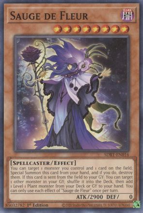 Sauge de Fleur (SDBT-EN016) - Structure Deck: Beware of Traptrix 1st Edition - Premium Yugioh Single from Konami - Just $0.25! Shop now at Game Crave Tournament Store