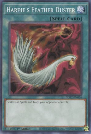 Harpie's Feather Duster (SDBT-EN026) - Structure Deck: Beware of Traptrix 1st Edition - Premium Yugioh Single from Konami - Just $2.98! Shop now at Game Crave Tournament Store