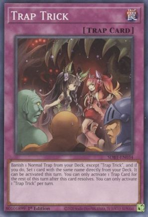 Trap Trick (SDBT-EN034) - Structure Deck: Beware of Traptrix 1st Edition - Premium Yugioh Single from Konami - Just $0.25! Shop now at Game Crave Tournament Store