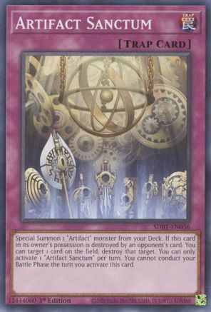Artifact Sanctum (SDBT-EN036) - Structure Deck: Beware of Traptrix 1st Edition - Premium Yugioh Single from Konami - Just $0.55! Shop now at Game Crave Tournament Store