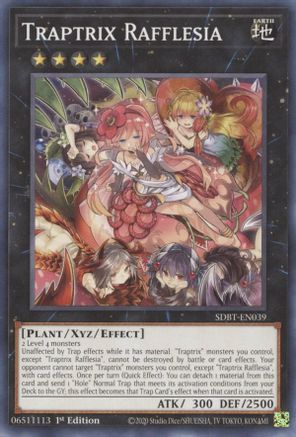 Traptrix Rafflesia (SDBT-EN039) - Structure Deck: Beware of Traptrix 1st Edition - Premium Yugioh Single from Konami - Just $0.25! Shop now at Game Crave Tournament Store