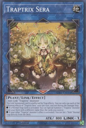 Traptrix Sera (SDBT-EN044) - Structure Deck: Beware of Traptrix 1st Edition - Premium Yugioh Single from Konami - Just $0.25! Shop now at Game Crave Tournament Store