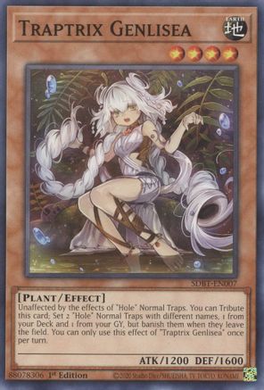 Traptrix Genlisea (SDBT-EN007) - Structure Deck: Beware of Traptrix 1st Edition - Premium Yugioh Single from Konami - Just $0.25! Shop now at Game Crave Tournament Store