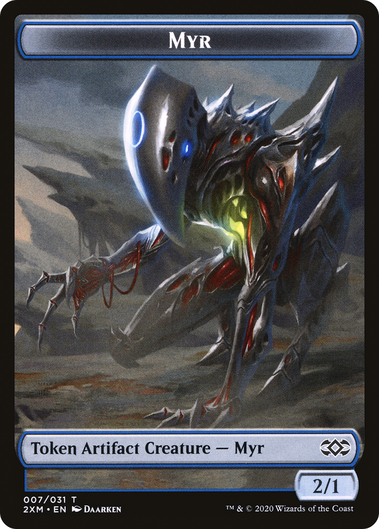 Myr (T2XM-007) - Double Masters Tokens Foil - Premium MTG Single from Wizards of the Coast - Just $0! Shop now at Game Crave Tournament Store