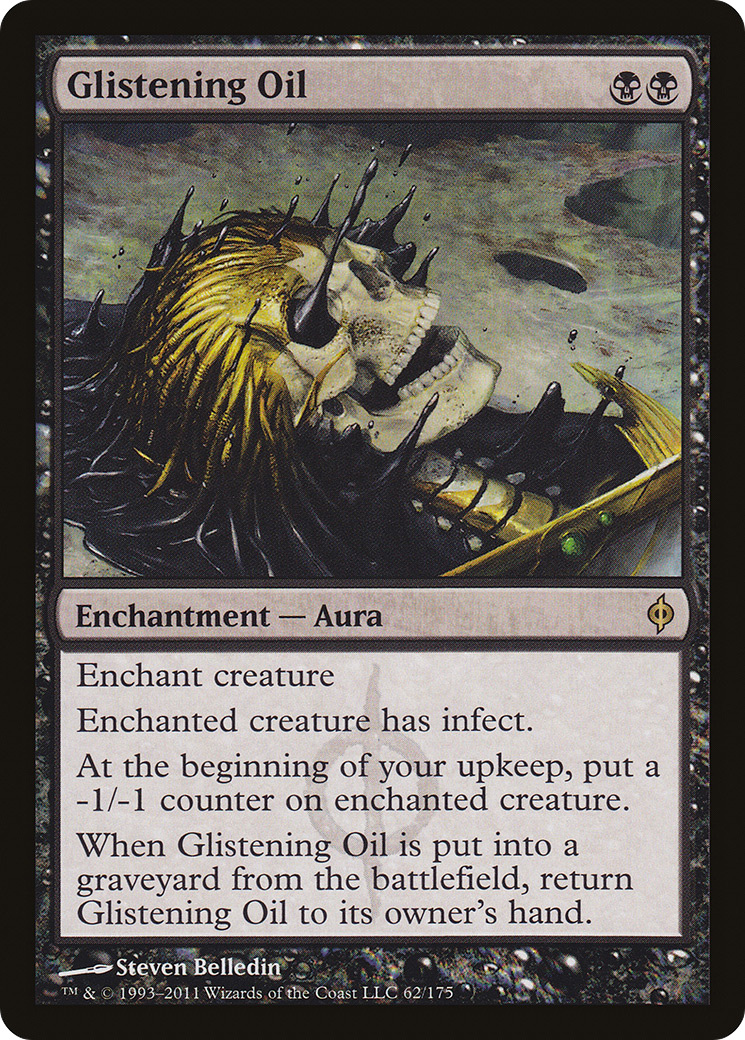 Glistening Oil (NPH-062) - New Phyrexia - Premium MTG Single from Wizards of the Coast - Just $1.10! Shop now at Game Crave Tournament Store