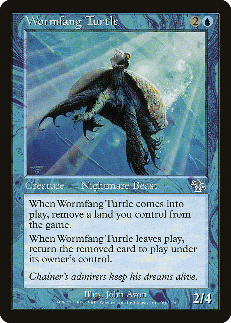 Wormfang Turtle (JUD-060) - Judgment Foil - Premium MTG Single from Wizards of the Coast - Just $0.36! Shop now at Game Crave Tournament Store