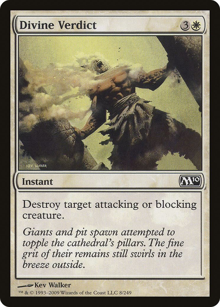 Divine Verdict (M10-008) - Magic 2010 - Premium MTG Single from Wizards of the Coast - Just $0.08! Shop now at Game Crave Tournament Store