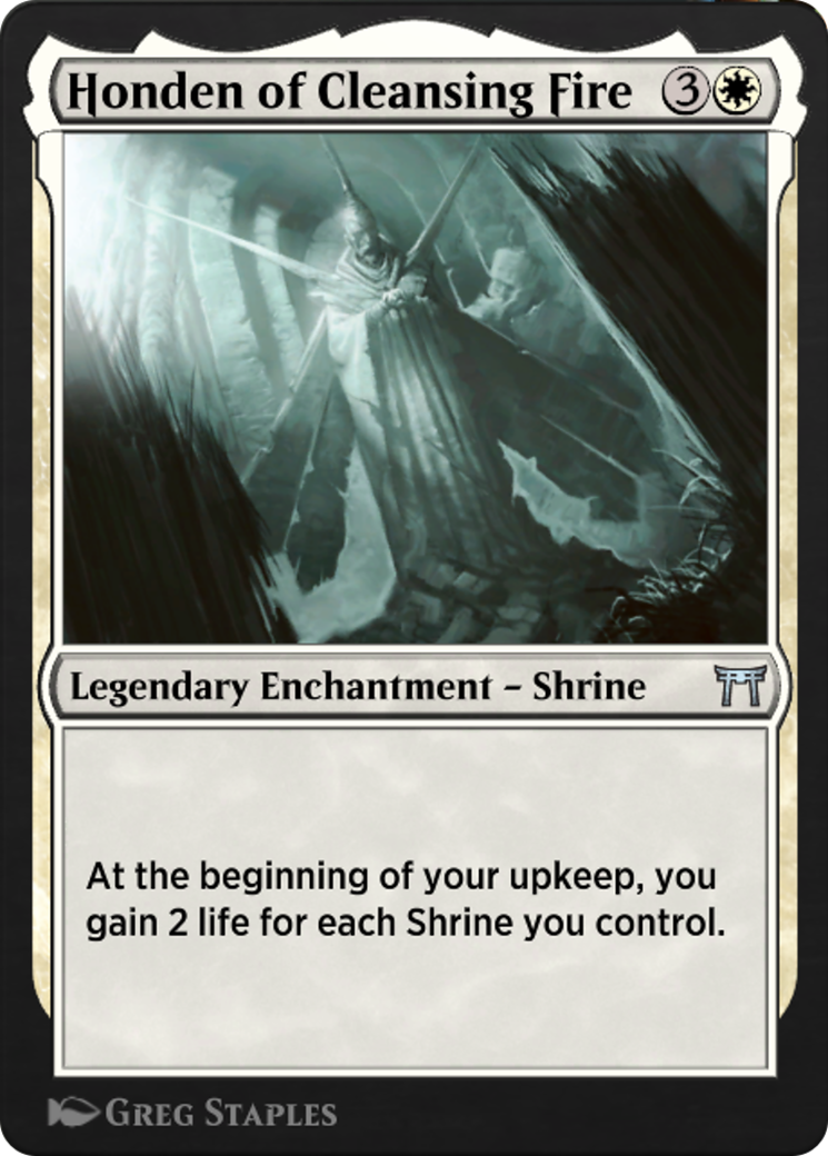 Honden of Cleansing Fire (HA3-002) - Historic Anthology 3 - Premium MTG Single from Wizards of the Coast - Just $0! Shop now at Game Crave Tournament Store
